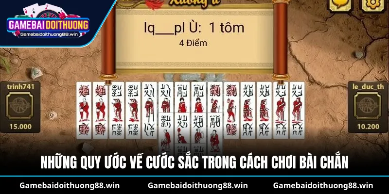 Những quy ước về cước sắc trong cách chơi bài chắn